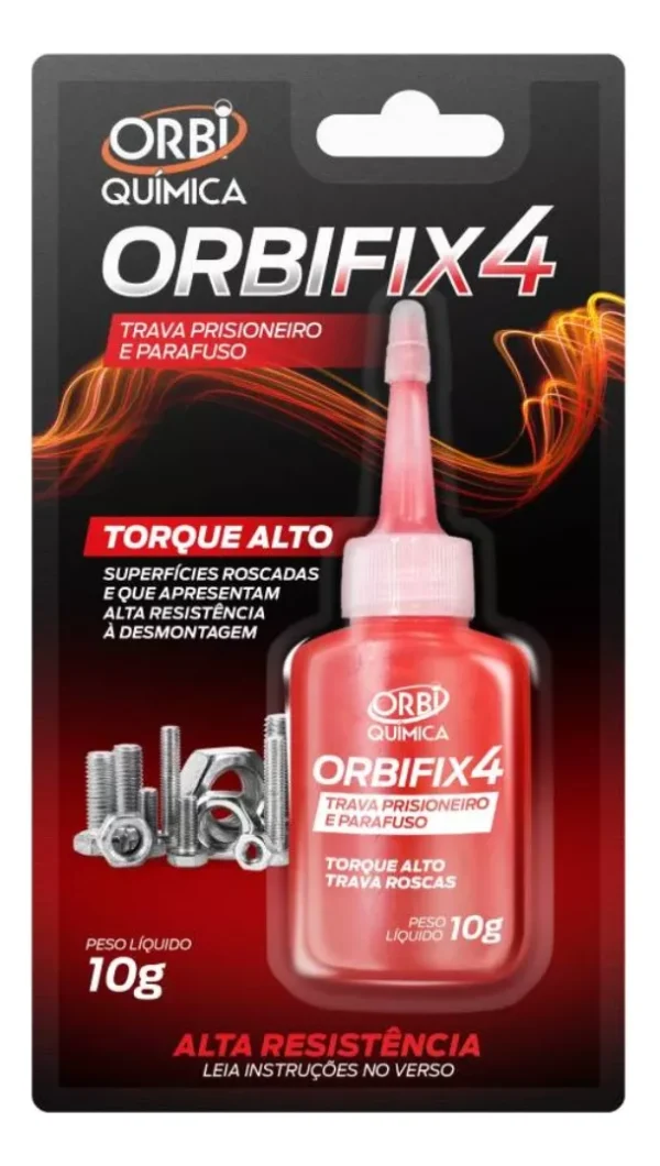 TRAVA PARAFUSO VERMELHO - ORBIFIX 10G - ORBI QUIMICA - Image 2