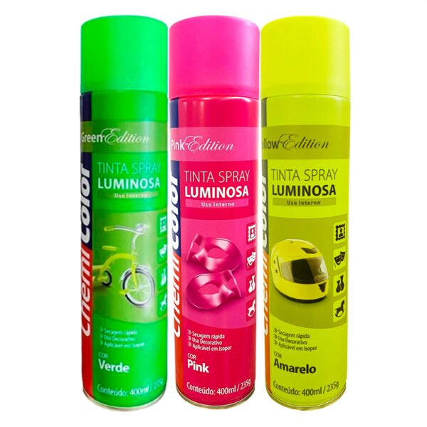 TINTA SPRAY 400ML LUMINOSA (CHEMICOLOR)