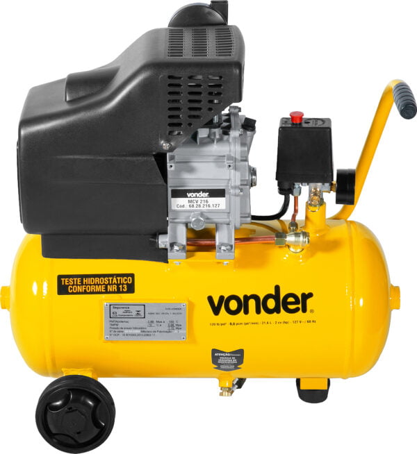 Compressor de Ar 127V MCV 216 Vonder com 21,6 Litros - Image 4
