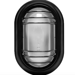 Luminária preta tipo tartaruga, E27, 40 W TASCHIBRA
