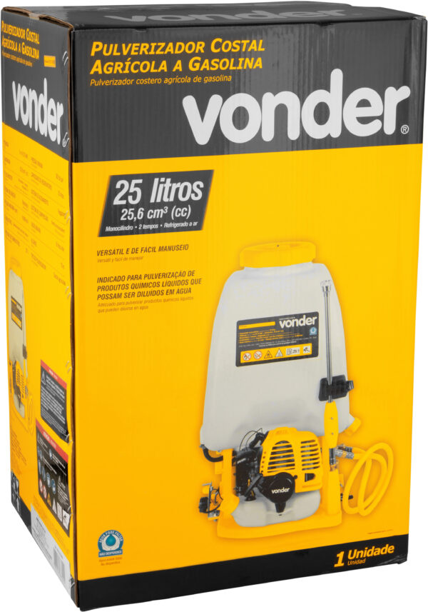 Pulverizador costal agrícola a gasolina 25 litros, VONDER - Image 4