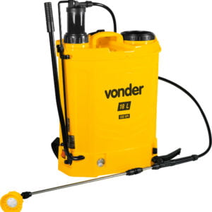 Pulverizador costal, 2 em 1, manual ou bateria, com bateria de lítio, 18 litros, VONDER