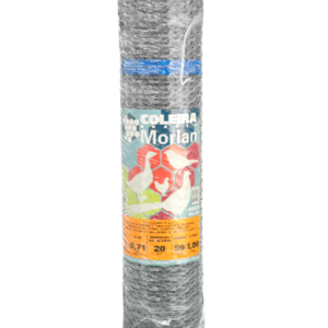 Tela metálica hexagonal, malha 1", 22 BWG x 1,0 m, com 50 m, pinteiro, MORLAN