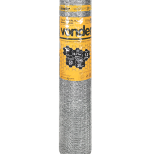 Tela metálica hexagonal, malha 1", 22 BWG x 1,2 m, com 50 m, pinteiro, VONDER